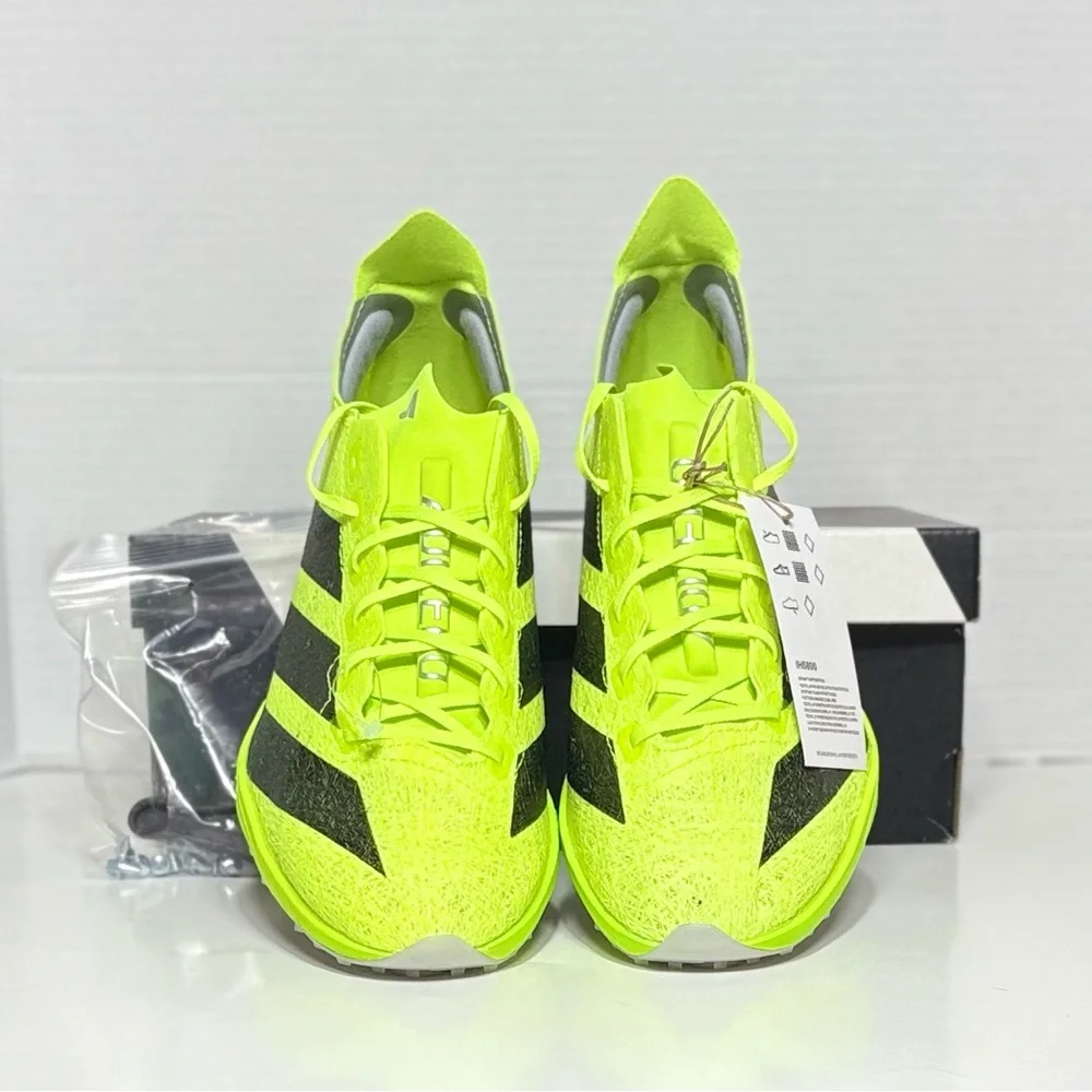 Adidas Adizero Prime SP 3 Strung Track Field Spikes Running Sprint Shoes neon